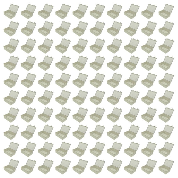 Pack of 100 Sealed ABS Wall Mount Plastic Enclosures (L395xW270xH160mm)
