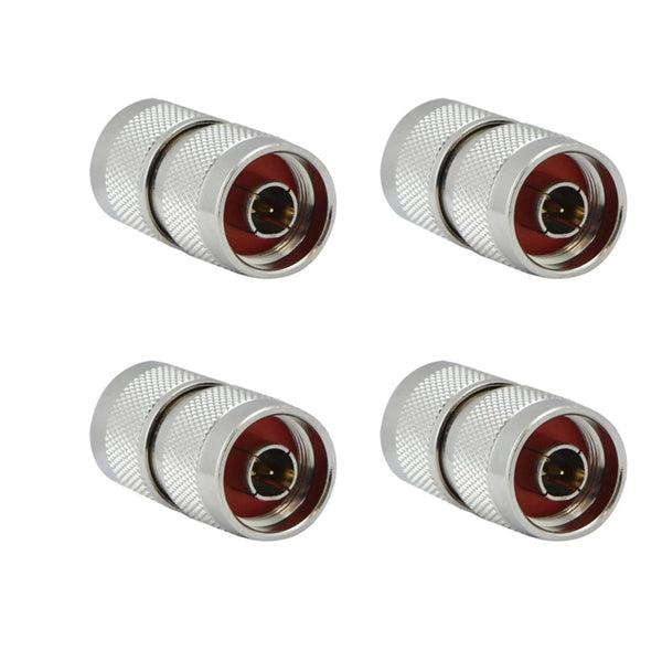 Pack of 4 N-Type Male to N-Type Male Adaptor