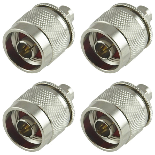 Pack of 4 SMA Male to N-Type Male Adaptor