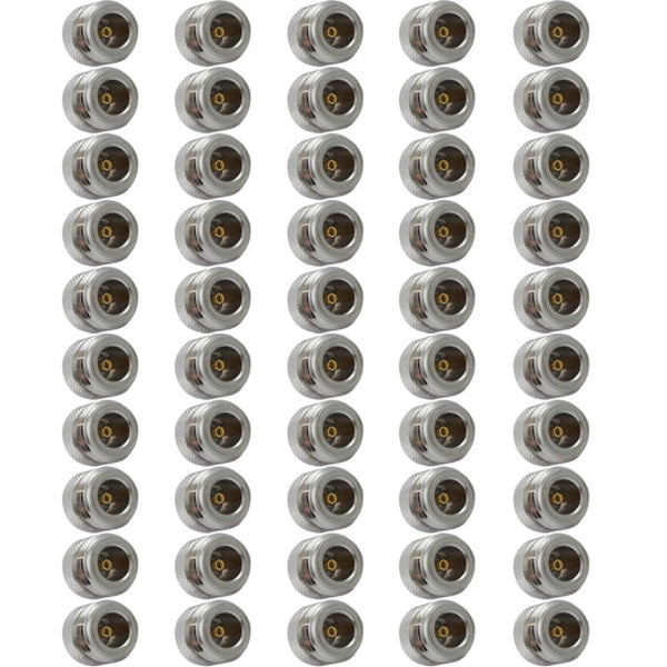 Pack of 50 RP SMA Female to N Type Female Adaptor