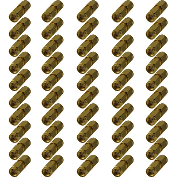 Pack of 50 RP-SMA Male to RP-SMA Male Adaptor