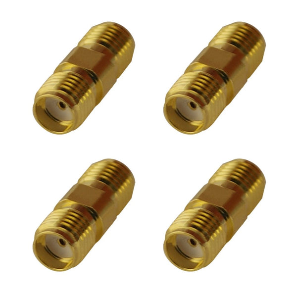 Pack of 4 SMA Female to SMA Female Adaptor