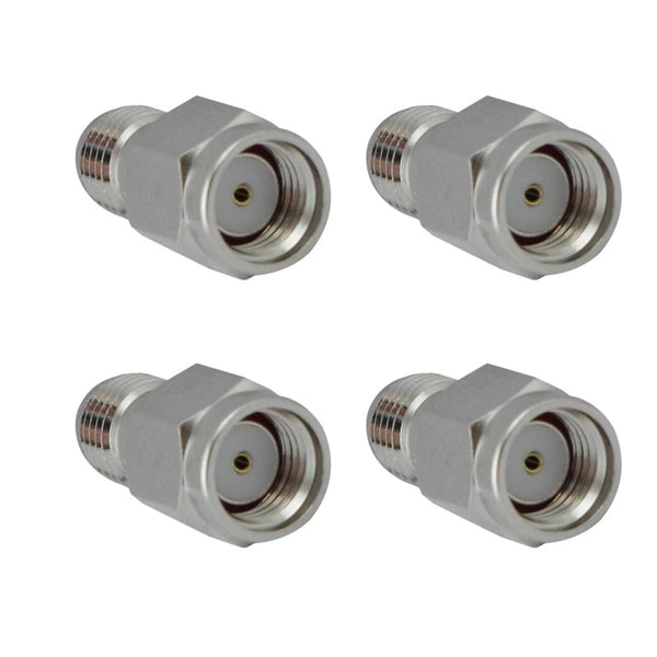 Pack of 4 RP SMA Male to SMA Female Adaptor