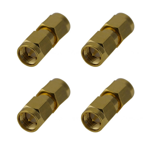 Pack of 4 SMA Male to SMA Male Adaptor