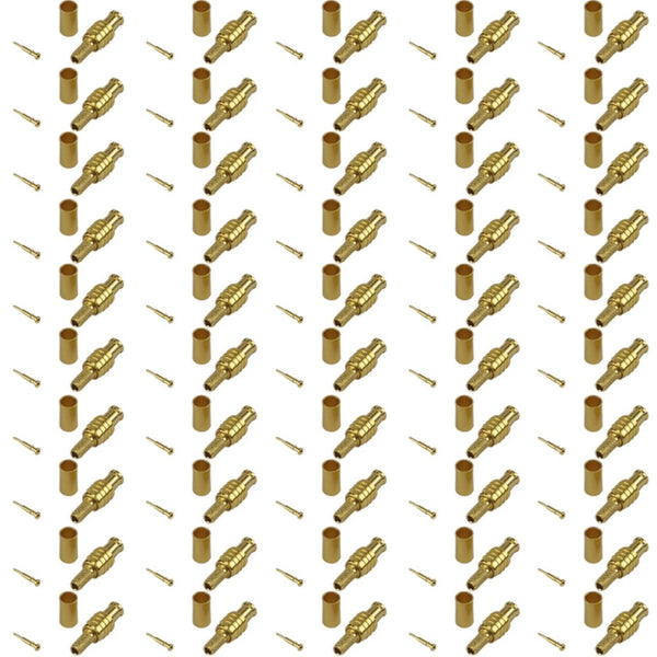 Pack of 50 MCX Male Crimp Connector - RG316/RG174