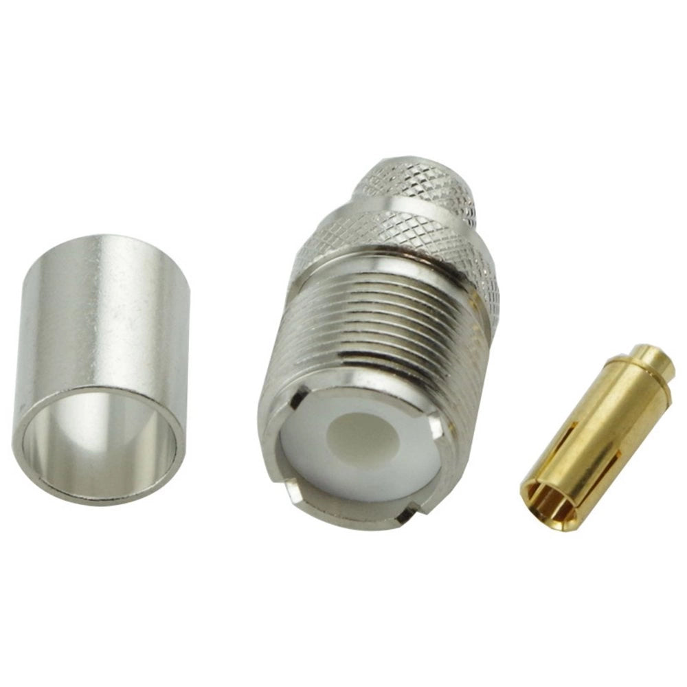PL259 Female Crimp connector for HDF400 – Wifi Antennas