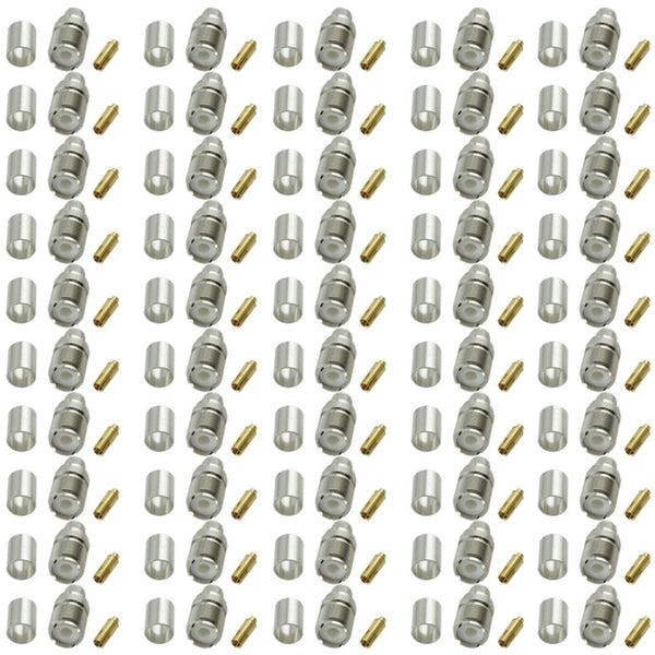Pack of 50 PL259 Female Crimp connector for HDF400