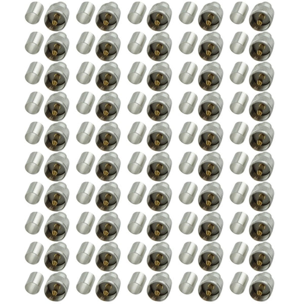 Pack of 50 PL259 Male Crimp connector for HDF400 cable