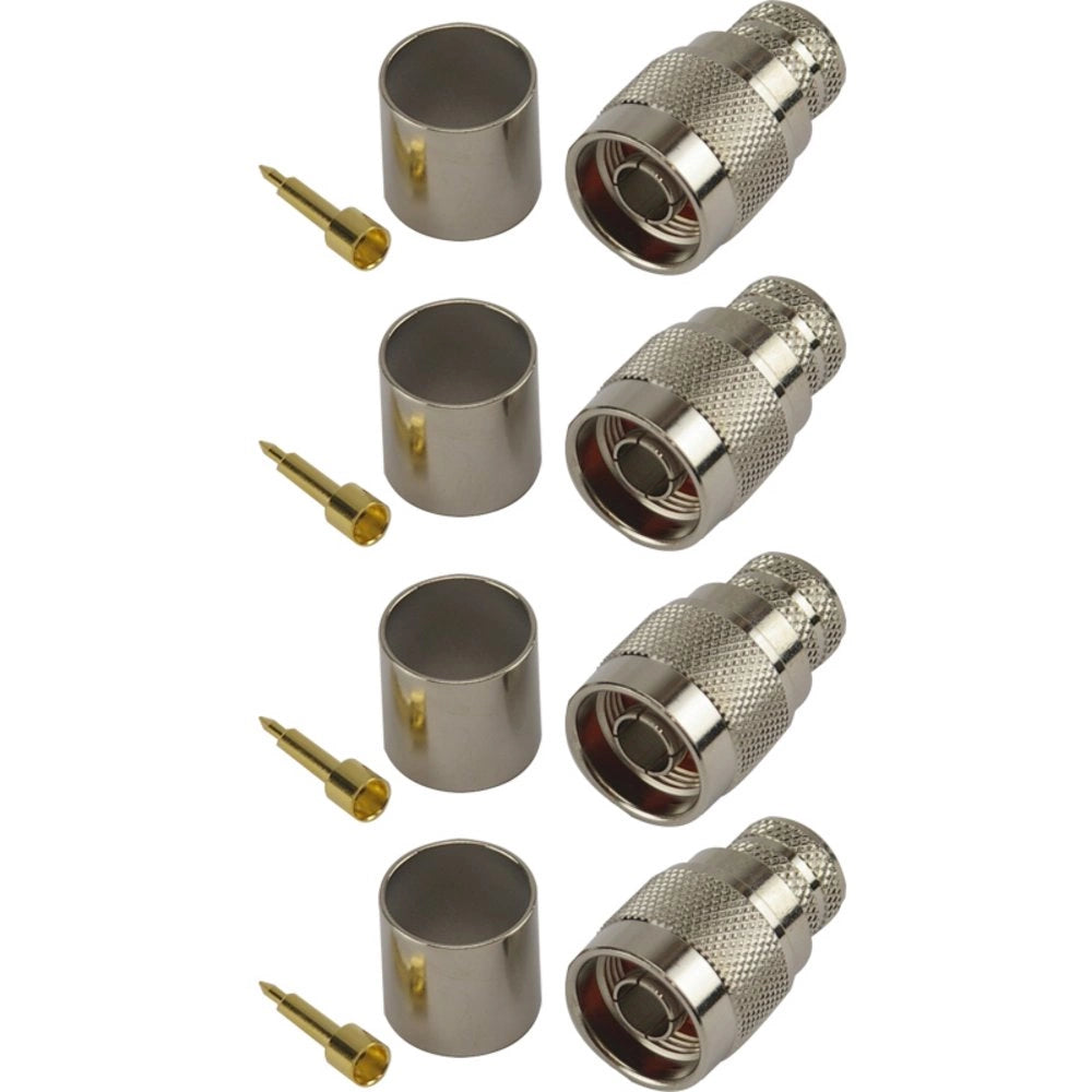 4 N-Type Male Crimp Connector - CFD600 – Wifi Antennas